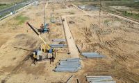 Ép cọc tại huyện  Vĩnh Hưng - Long An