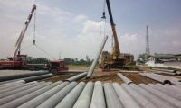 Ép cọc tại Vĩnh Tân - Bình Thuận