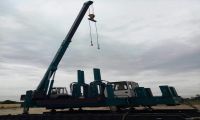 Cần ép cọc bê tông ở Bình Thuận